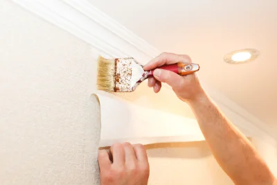 Pose de papier peint à Augicourt — revêtements muraux et toiles de verre